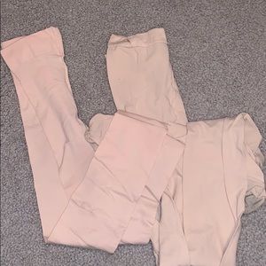 2 Pairs of Pink Convertible tights